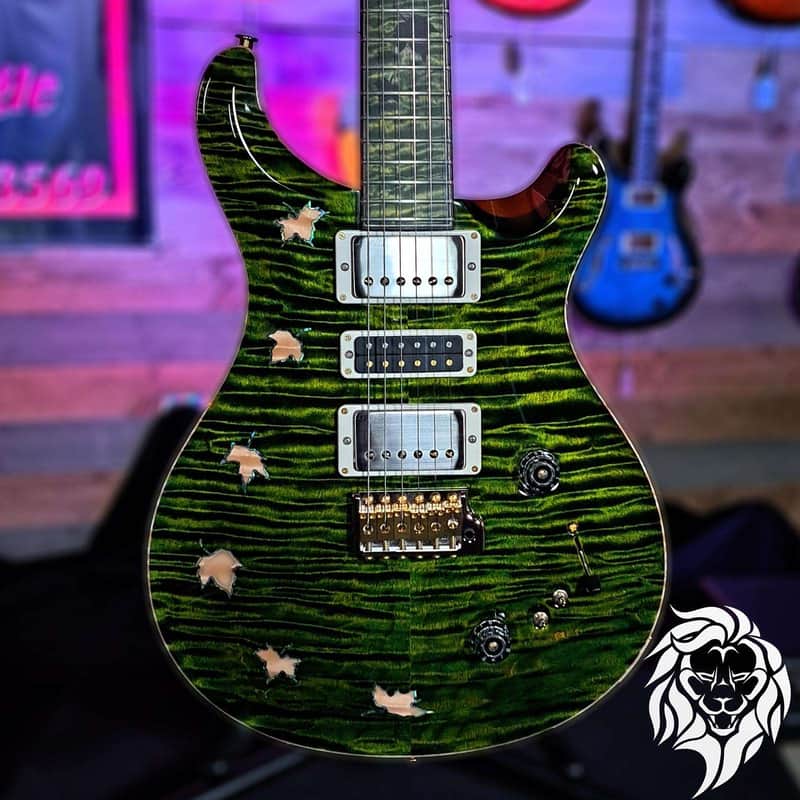 PRS Private Stock 10301 Falling Leaves Special Semi-Hollow (no f-hole) Rainforest image 1