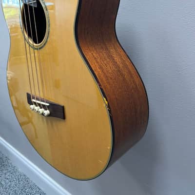 Fender GB41SCE Acoustic Bass Guitar, Natural image 4