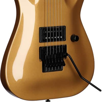 Kramer SM-1H Floyd Rose Electric Guitar, Buzzsaw Gold image 8