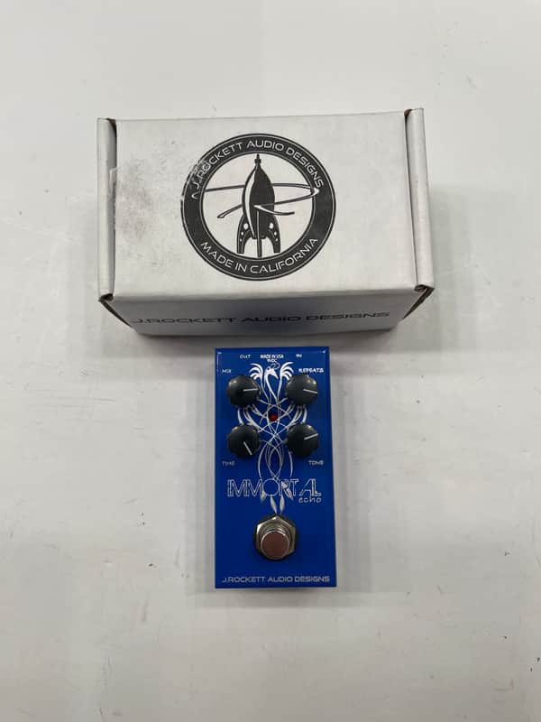 J. Rockett Audio Designs Immortal Echo Delay Mini Guitar Effect Pedal + Box image 1