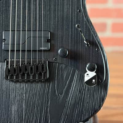 ESP LTD SN-1007HT Baritone 7-String Electric Guitar - Black Blast image 3