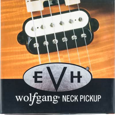 EVH Wolfgang Neck Humbucker Pickup - Black and White-NEW image 4