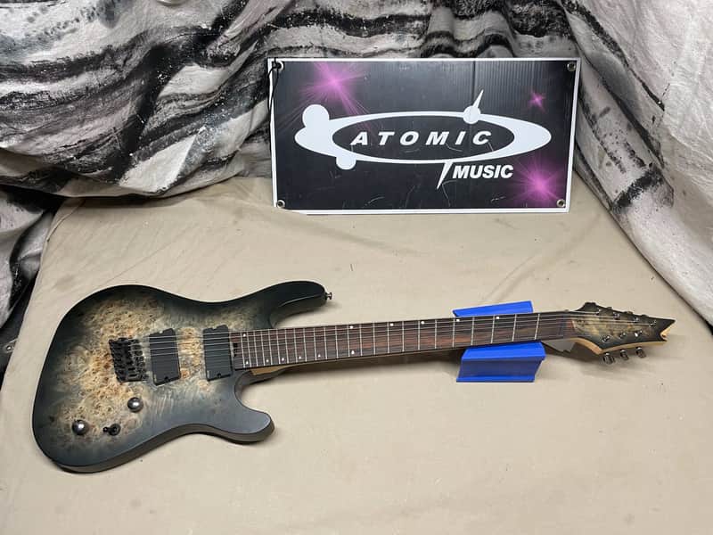 Cort KX Series KX500MS 7-string Multi-scale Guitar 2019 Dust Black image 1