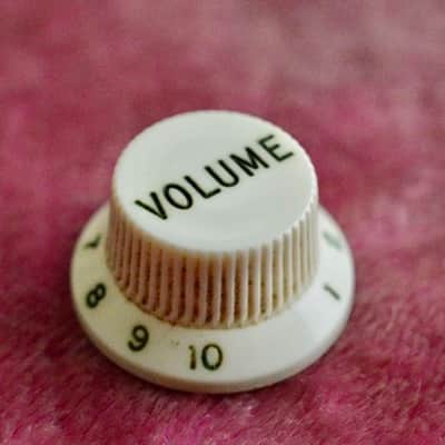 Vintage 1960's Fender Jazzmaster Knob Set PRE-CBS Volume Tone Knob Slab board Clay dot JM image 5