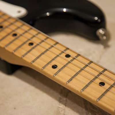 Aria Pro II ST400 Stratocaster Matsumoku 1978 Black with case image 5