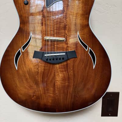 2005 Taylor T5-C2 — Figured Koa Top, Sunburst, First-Year, w/ Case image 3