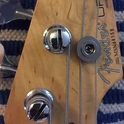 Fender Urge Bass Guitar Customized w/ Dimarzio EB pickup and jazz pickup image 5