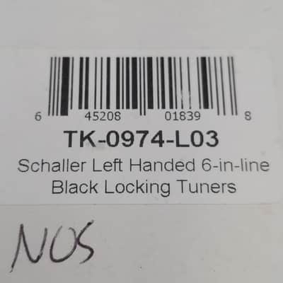 2000's Schaller NOS LEFT HANDED 6-In-Line Locking Tuners (T-405) image 2