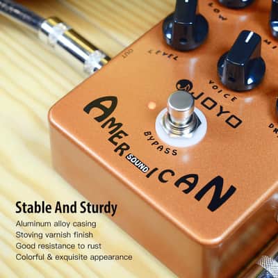 JOYO JF-14 American Sound Amp Simulator Pedal of Fd 57 Deluxe Amplifier from Clean to Overdrive Sound for Electric Guitar Effect - Bypass image 3
