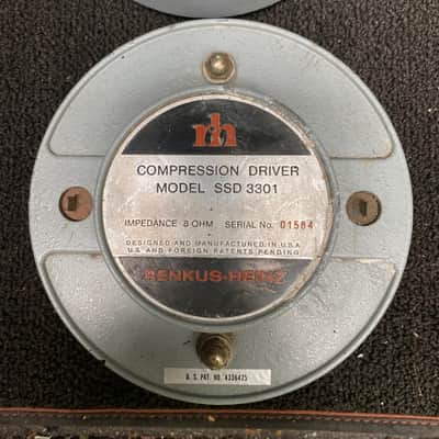 THREE - Renkus-Heinz SSD 3301 Compression Drivers | Reverb