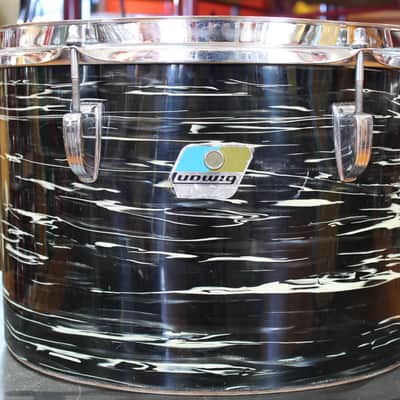 1970's Ludwig 9"x13" Concert Tom in Black Oyster Pearl image 1