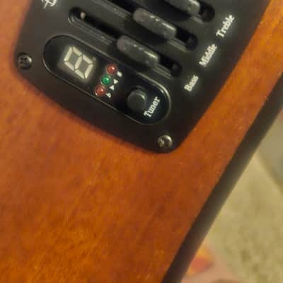 Luna Safari Series Tribal Left-Handed 2020s - Sunburst and gig bag image 1