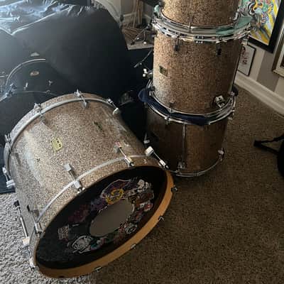 Pork Pie USA Custom 4pc Drum Kit 24/12/16/18 – Made in USA image 15