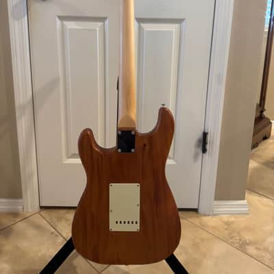 Partscaster Thinline S-Style - Natural w/ Lindy Fralin Blue's Specials (Semi-Hollow Fender Strat) image 5