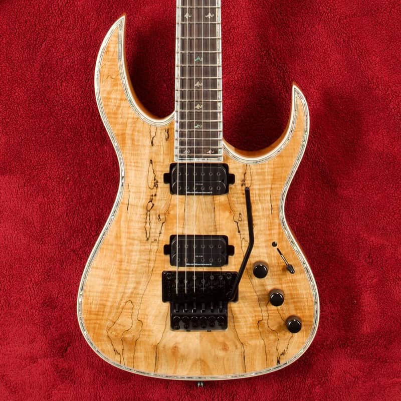 B.C. Rich Shredzilla Prophecy Archtop with Floyd Rose Spalted Maple image 1