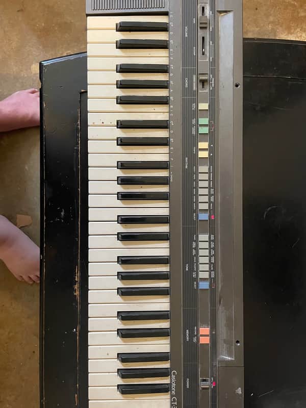 Casio CT-360 Casiotone 49-Key Synthesizer 1980s - Black image 1