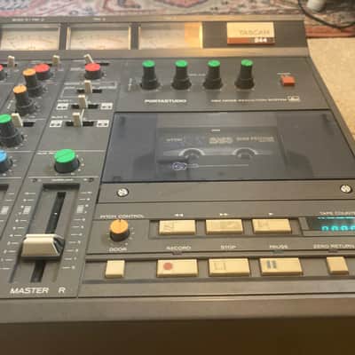 TASCAM 244 Portastudio 4-Track Cassette Recorder 1980s - Brown image 1