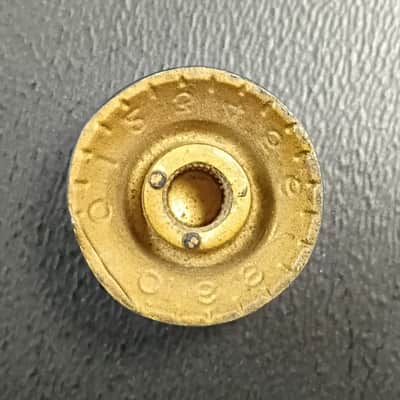 Vintage Gibson Tall Speed Knob 50's Gold image 6