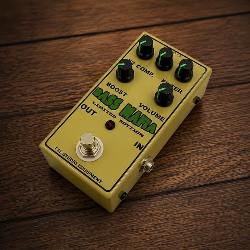 Boutique multi bass pedal - Bass Mafia - Fuzz compressor unique pedal by TSL Studio Equipment image 1
