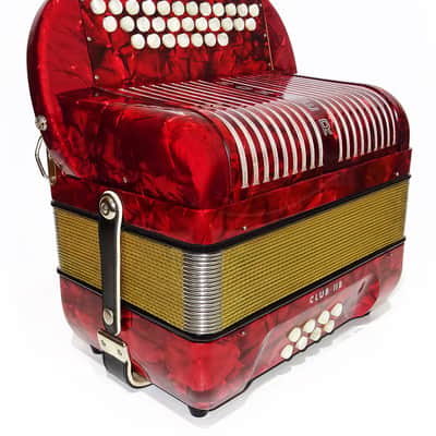 Close to New! Hohner Club llB Diatonic Squeezebox, German Button Accordion, Straps 2052, High Quality Harmonica, Amazing sound! image 4