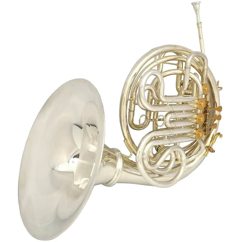 Schiller Elite VI Double French Horn Removable Bell K Style Silver & Gold image 1