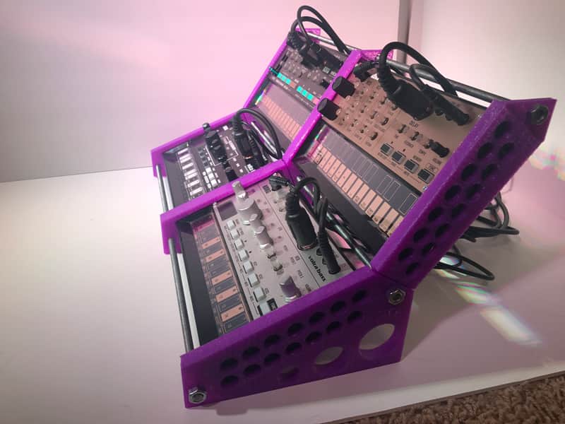 3Dsynth 4-Tier Horizontal Korg Volca Stand image 1