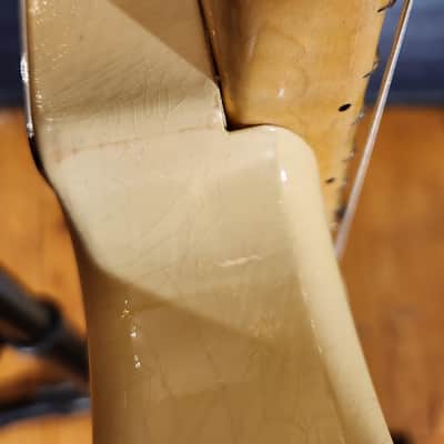 S-Style Partscaster - Custom USA Pine Cream Body, Mighty Mike Premium Flamed Neck, Fender 70th Anniversary Pickups, Mexican Bridge image 10
