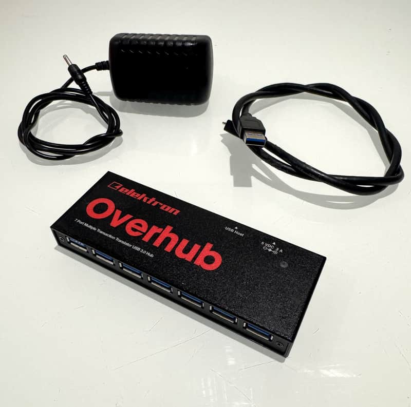 Elektron Overhub - 7 Port USB 3.0 Hub + Power Supply & USB Cable image 1