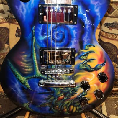 Gibson Custom Shop Hand Painted LP one of a kind crafted image 5