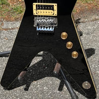 2012 Dean ML-79 W/Floyd Rose Black ML79 image 2