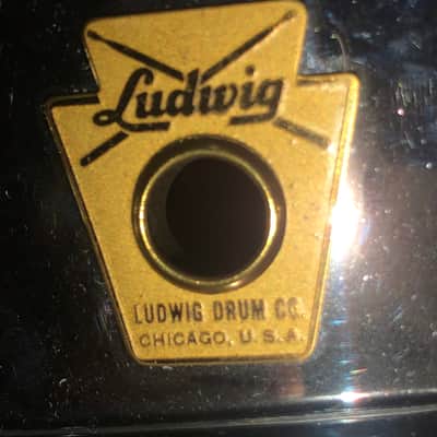 Ludwig Supraphonic 1950’s/60’s- Chrome over brass Snare Drum image 3