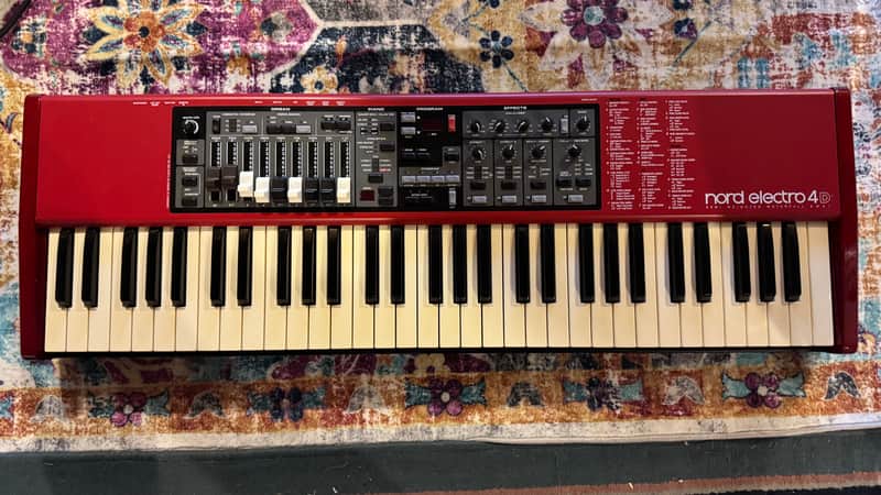 Nord Electro 4D SW61 Semi-Weighted 61-Key Digital Piano 2013 - 2015 - Red image 1