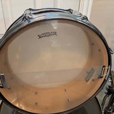Slingerland BDP 5.5x14 Radio King Conway Cloud badge Snare Drum image 11