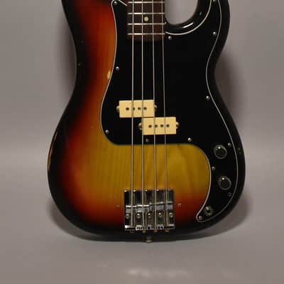 1976 Fender Precision Bass Three-Tone Sunburst w/OHSC image 2