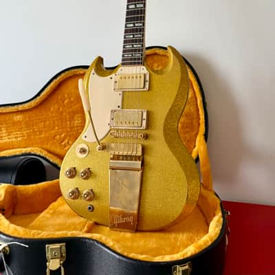 Gibson SG 64 Reissue M2M 2025 - Gold Sparkle - Light Aged Murphy Lab image 3