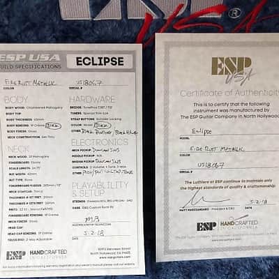 ESP USA Eclipse Fire Rust Metallic image 9