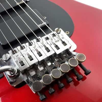 Lefty Vintage Kramer FOCUS 3000 W/EMG MIJ Japan Electric Guitar Red w/ OHSC Case image 10