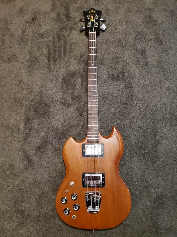 1974 Guild Jetstar II Left Handed Bass image 1