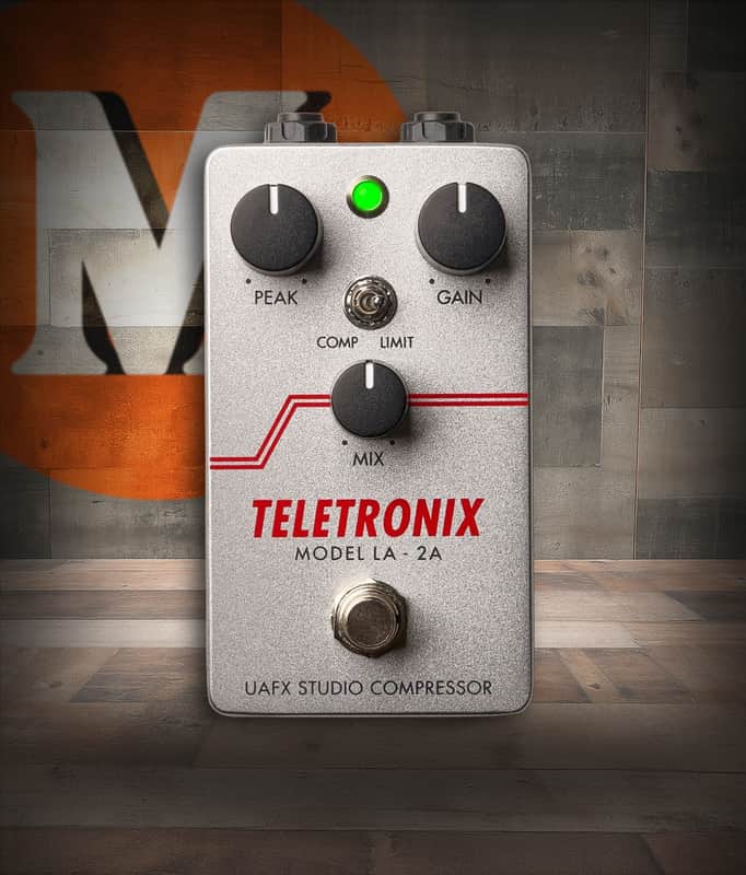 Universal Audio Teletronix UA-LA2A-COMP LA-2A Studio Compressor Pedal image 1