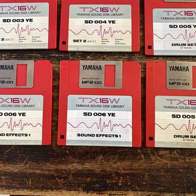 Yamaha TX16W Parts Floppy Drive & Sound Library Manual image 5