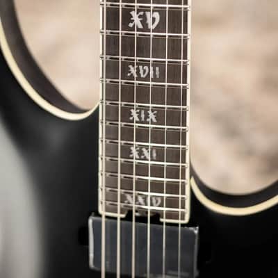 Schecter C-1 SLS Elite Evil Twin Electric Guitar - Satin Black image 9