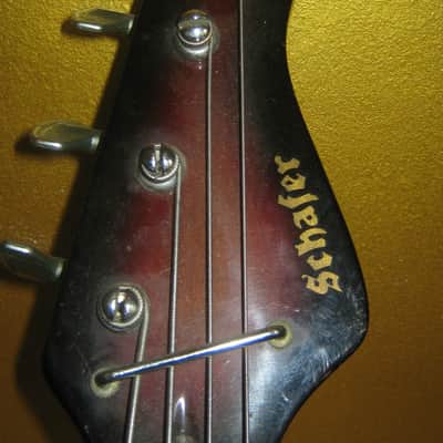 Schafer/TeiscoSchafer/Teisco Vintage Starburst Bass RARE Vintage Starburst Bass RARE image 4