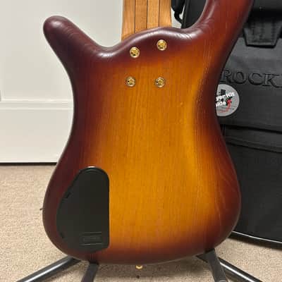 Warwick Teambuilt Streamer LX Limited Edition 2025 5-string Bass Guitar - Honey Sunset Burst image 5