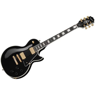 Les Paul Custom Ebony + Housse Epiphone image 2