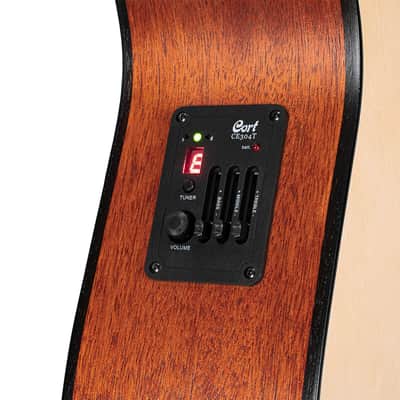 Cort AF510EOP Standard Series Concert Body Spruce Top Mahogany Neck 6-String Acoustic-Electric Guitar image 7