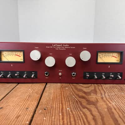 LaChapell Audio 992EG 2-Channel Tube Mic Preamp with Extended Gain 2010s - Red image 8