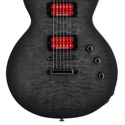 ESP LTD BB-600 Baritone Electric Guitar. See Thru Black Sunburst Satin image 1