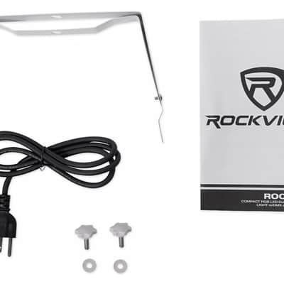 DJ Package w/(2) 12" Speakers+Bluetooth Mixer+Mics+Totem Stands+Facade+Lights image 5