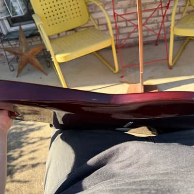 2020 Harmony USA Silhouette Limited Edition Flame Maple Top - Transparent Brown + New GATOR Transit GT bag image 18