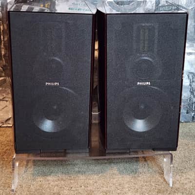 Philips Philips MCD908 speakers are 3-way, bass-reflex bookshelf speakers 90s  - Redwood image 1
